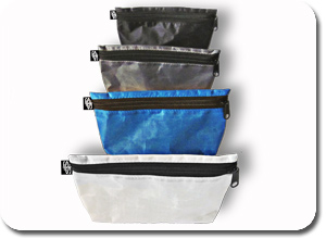Size Small 4 Colors Trail Bags Dyneema Zipper Bags by Simple Outdoor Solutions