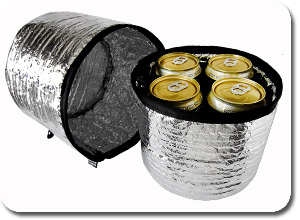 Medium Escape Pod Cooler size Fits Four Cans